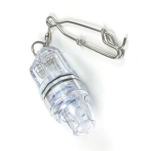 Luz de pesca de gota profunda subacuática LED azul impermeable de 4,3 pulgadas con <span class=keywords><strong>Clip</strong></span> de palangre intermitente/parpadeante para carpa de 2.100 pies - Product Image 6