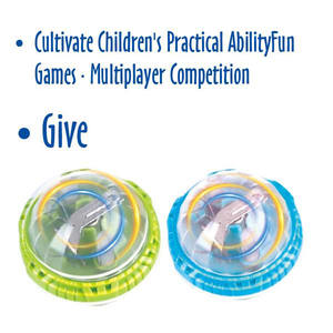 Jeux de société éducatifs intérieur extérieur retirer Gyro bataille disque jouets toupie 2 joueurs jeu de bataille pour les enfants - Product Image 4