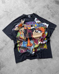 Camiseta vintage de lavado ácido de peso pesado de alta calidad, camisetas en blanco de gran tamaño de punto con estampado de algodón liso personalizado, impresión Digital - Product Image 1