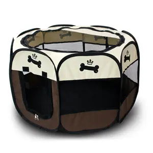 Pop up katlanır pet çadır köpek kolay kurulan çadır evcil hayvan oyun parkı havuzu