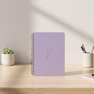 2026 Custom Spiral Planner Notebook A4/A5 Size Thick Wire-O Binding Printed Design Variety Leather PVC Fabric PP Gift - Product Image 2