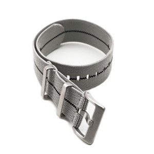 CustomWatchstrap Nylon Troupes Françaises Parachute <span class=keywords><strong>Sac</strong></span> L'otan Ceinture Élastique Bracelet 20mm 22mm <span class=keywords><strong>Militaire</strong></span> Montre-Bracelet Bande - Product Image 3