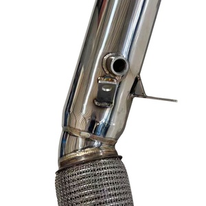 Tubo de escape recto de acero inoxidable JTLD para <span class=keywords><strong>BMW</strong></span> F30 <span class=keywords><strong>F31</strong></span> F34 330i 330ix <span class=keywords><strong>330e</strong></span> B48 pulido - Product Image 4