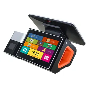 ZJ A9 बॉयोमीट्रिक नकद एकत्रित छोटे व्यापार आसान शक्तिशाली बिक्री मशीन डेस्कटॉप फली कैश रजिस्टर के साथ कार्ड रीडर/