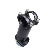 Tige de guidon de vélo de route en fibre de carbone IRONDONKEY, noir mat, tige courte, guidon 31,8 mm, haute résistance, poids léger, hauteur de montage de 40 mm