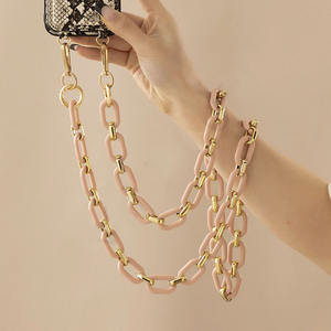 <span class=keywords><strong>PC1099</strong></span> Poluar Acrylilc, correa de cordón de cadena de teléfono, funda de teléfono móvil, correa de cordón, cadena de teléfono cruzada - Product Image 2