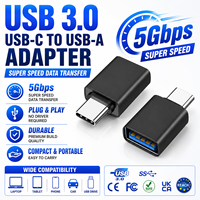 Adaptateur USB C vers USB 3.0 Femelle LUNG KAY, convertisseur de données OTG tendance, adaptateur Type C pour appareil USBC, ordinateur portable et mobile