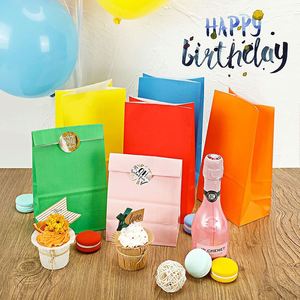 Paper Party Small <b>Gift</b> Bags <b>Wrapped</b> Treat Bag for Birthdays Baby Showers Craft and Activities <b>Wedding</b> Premium Wrapping Paper Bag - Product Image 4