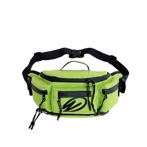Riñonera de nailon unisex para deportes al aire libre, cierre de cremallera para correr, logotipo personalizado, a prueba de agua, caja portadora de teléfono móvil con patrón - Product Image 3