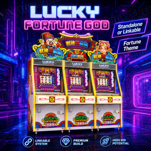 Máquina recreativa Coin Pusher para 3 jugadores, conectable, con sistema de canje de tickets fácil de personalizar, juego de 9 rejillas para FEC - Product Image 4