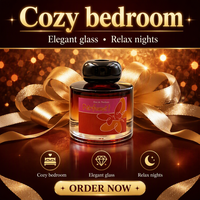Diffuseur de parfum à bâtonnets personnalisé, longue durée, parfum léger, huile essentielle, parfum d'intérieur de luxe pour chambre à coucher, hommes et femmes, usage domestique