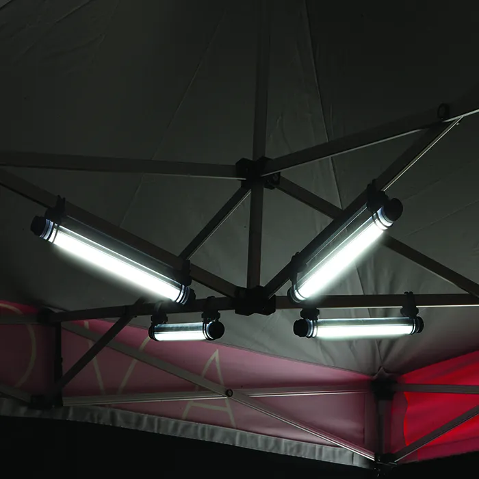 UY-Q7S etkinlik çadırı ışık kiti şemsiye Gazebo şarj edilebilir pil enerjili açık su geçirmez IP68 taşınabilir şarj cihazı ledi kamp feneri