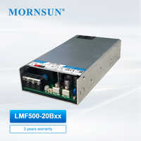 Alimentation AC-DC encastrée MORNSUN Original Série LMF500-20Bxx LMF500-23BxxUH 500W avec PFC actif, unité de commutation 12V 24V 48V
