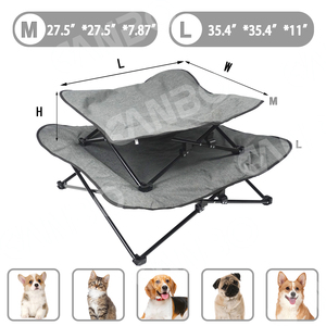 <span class=keywords><strong>Lit</strong></span> surélevé pliable CanboPet pour animaux <span class=keywords><strong>de</strong></span> compagnie, <span class=keywords><strong>lit</strong></span> <span class=keywords><strong>de</strong></span> voyage léger et pliable pour chien, pour l'extérieur - Product Image 3