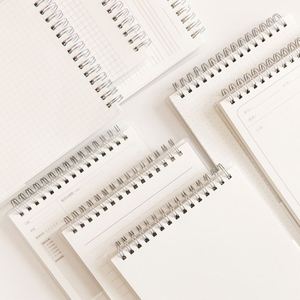 Material de Oficina Escolar, Cuaderno Espiral con Tapa de PP, Páginas Interiores con Líneas, 80 Hojas, Tamaños A4, A5, A6, B5 - Product Image 2