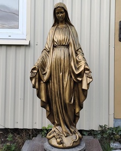 Estatua de <span class=keywords><strong>la</strong></span> Virgen María con el Niño Jesús Tallada a Mano en Mármol Blanco, Escultura Religiosa para <span class=keywords><strong>Iglesia</strong></span> <span class=keywords><strong>Católica</strong></span> - Product Image 6