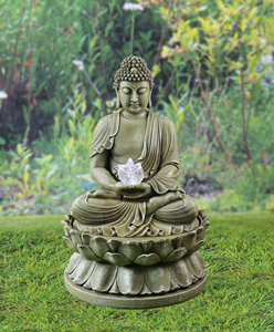 Statuette de <span class=keywords><strong>bouddha</strong></span> pour l'<span class=keywords><strong>extérieur</strong></span>, <span class=keywords><strong>fontaine</strong></span> à eau avec pots, F821A2 - Product Image 2