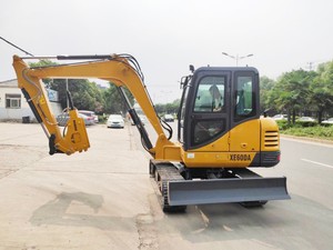 On Sale 6Ton 0.23m3 Digging Bucket Crawler Excavator XE60D With 36.2KW Imported Engine <b>Small</b> Crawler Excavator - Product Image 3