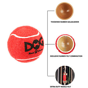 Fabrika fiyat toptan özel tenis topu Pet oyuncak top köpek topu - Product Image 4