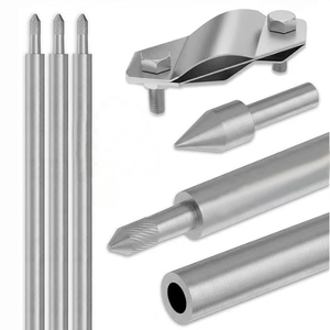 Protección contra Rayos, Puesta a Tierra, Varilla de Puesta a Tierra de Acero Inoxidable 316L V4A EDEL STAHL - Product Image 1