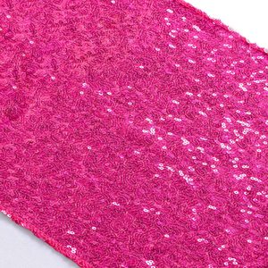 Sequined Red Gold Nordic Tablecloth Wedding Banquet <strong>Round</strong> <strong>Table</strong> <strong>Runner</strong> with <strong>Table</strong> Flag Christmas Party Decor - Product Image 6