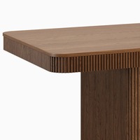 Table à manger nordique et chaise combinaison Simple moderne ménage chêne Table à manger en bois massif meubles de salle à manger en gros