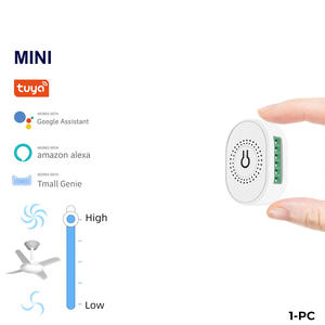 Module d'interrupteur intelligent WiFi Tuya pour ventilateur, 10A, contrôle à distance par application et vocal, avec minuterie pour ventilateurs de plafond - Product Image 4