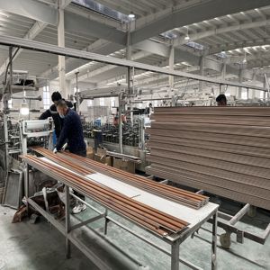 Dễ dàng cài đặt PVC bảng tường liền mạch 2.9m Ốp rãnh WPC Panel tường lambrin cho TV trong nhà nền - Product Image 5