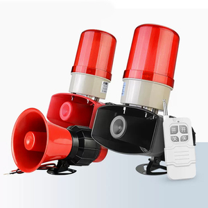 Vente flash : Lumière stroboscopique LED, chantier de construction industriel en extérieur, sirène vocale, alarme visuelle et sonore, haut décibel, klaxon d'usine, d'école - Product Image 4