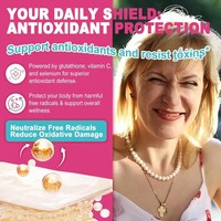 L-Glutathion Gummies Gehydrolyseerd Collageen Type I & III Antioxidant Supplement met L-Cysteïne, Vitamine C, Selenium