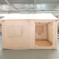 Tente de camping gonflable YJHOME avec pompe manuelle, installation facile, imperméable 3000 mm, résistante au vent, quatre saisons, Oxford, tente automatique rapide
