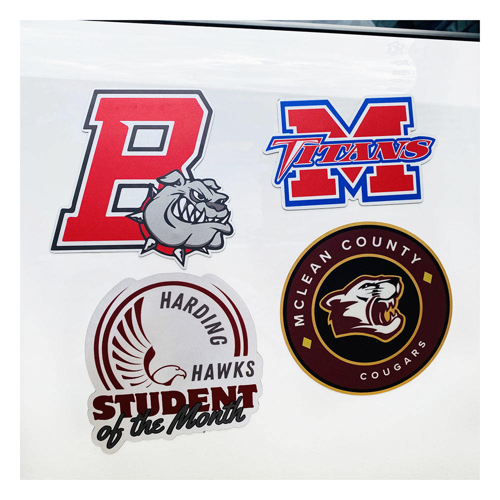 Magnetic Car Sticker Example D