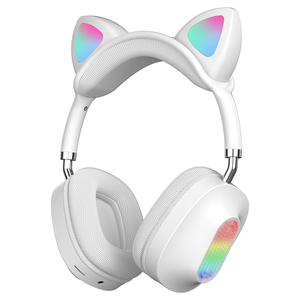 Direto da fábrica dobrável Cat Ear TWS Fones De Ouvido Sem Fio BT 5.4 Versão Esporte Headset LED Indicador de Bateria Over-Ear <span class=keywords><strong>Headphones</strong></span> - Product Image 2