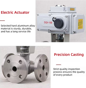 Válvula de Bola de Tres Vías con Brida DN25 de Acero Inoxidable 304, Personalizable OEM, Apta para Diversos Fluidos - Product Image 4