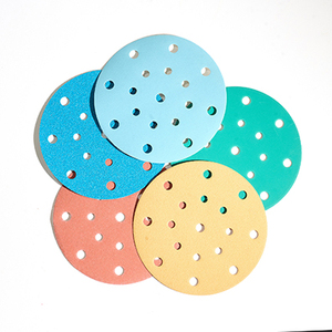 Groothandel 150Mm 6 Inch Paarse Keramische Schuurschijf 1.2Mm Hoge Haaklus Schuurpapier Schuurschijven Oem Voor Autoschuren - Product Image 6