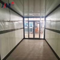 Usine JJM Chine, maison mobile de luxe de type Z pliable de 20 pieds pour bureaux et hôtels, maison conteneur pliable