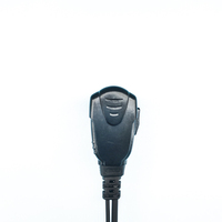 Écouteur de type G E13W-M2 avec connecteur 2,5 mm, câble en PU de 100 cm, boutons de commande pour radios bidirectionnelles Motorola