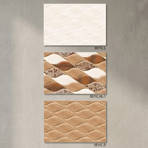 กระเบื้องปูพื้นและผนังเซรามิกแบบโมเดิร์น OEM ขนาด 30x45 ซม. ผิวเงา สำหรับตกแต่งบ้าน ห้องน้ำ และโถงทางเดิน - Product Image 6