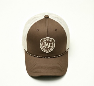 Casquette de baseball en gros OEM ODM, casquette de baseball tendance avec corde tressée, casquette en maille, casquette réglable, casquette de protection, casquette de sport d'extérieur - Product Image 4