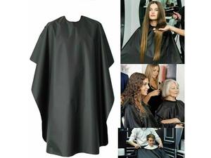 Châle de salon noir personnalisé, châle de soin des cheveux en polyester, cape de coiffure professionnelle - Product Image 4