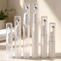 Flacon roll-on sans air rechargeable OEM 5ml 10ml 15ml pour crème contour des yeux et sérum, avec applicateur à bille métallique, emballage cosmétique