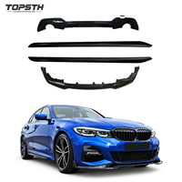 Kit carrosserie pour BMW Série 3 G20 M Sport 2019-2022 pré-lifting : lèvre avant, jupes latérales, diffuseur de pare-chocs arrière, séparateur, pièces de tuning
