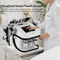 Nouvelle conception, machine de soin du visage 10 en 1, hydrodermabrasion, peeling au diamant, pistolet à oxygène à bulles fines, lifting du visage, rajeunissement de la peau, norme européenne