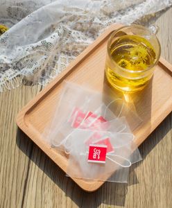 Popular PLA Corn Fiber Empty Biodegradable Pyramid Tea <b>Bag</b> With <b>String</b> and Tag - Product Image 3