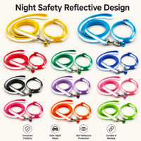 Accessoire de transport compact pour animaux de compagnie - Corde et collier souples en polypropylène pour le voyage des chiots, équipement de promenade pliable et respirant