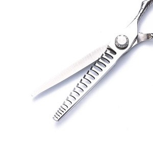 Color Correcting Thinning Shears 9CR13 Stainless Steel 6 Inch Blunt Tip Haircutting Scissors For Men Pompadour Styling - Product Image 3