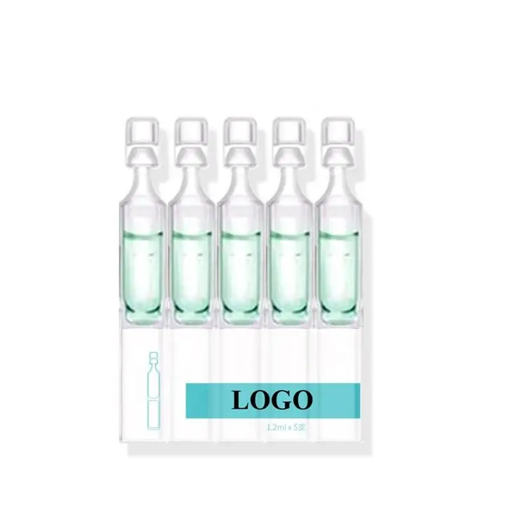 Cosmetics manufacturer OEM brightening and moisturizing colorful disposable ampoule face serum