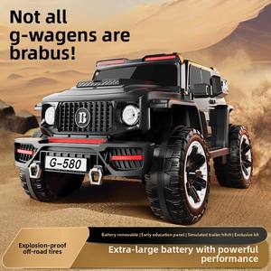 2026年最新設計 大型電動キッズカー 12V 4モーター バッテリー駆動 子供用乗用車 リモコン付き LED搭載 - Product Image 5