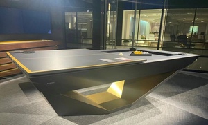 BC-03 nhà sang trọng bảng hồ bơi tùy chỉnh 8-Ball Đen <span class=keywords><strong>Slate</strong></span> bảng màu xanh lá cây vải phong cách hiện đại Snooker bảng làm bằng đá cẩm thạch cao su da - Product Image 2