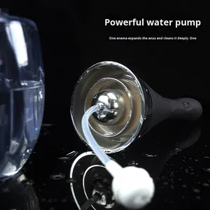 Electric <strong>Anal</strong> &amp; Vaginal Douche 5 Holes Baby Butt 1 Hole Portable <strong>Pink</strong> Black 3 Gear Adjustment - Product Image 3